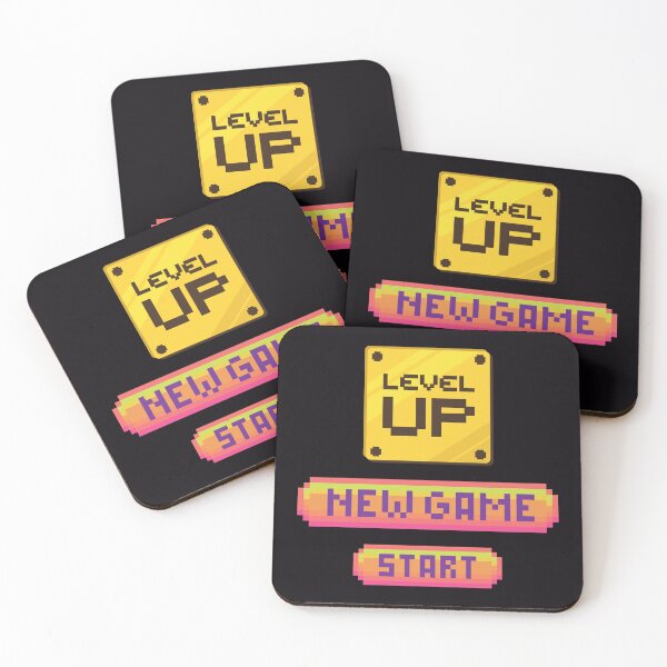 Item preview, Level Up — New Game Start designed and sold by BELEAFCREATIV1.