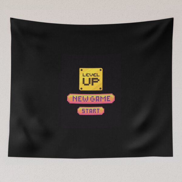 Item preview, Level Up — New Game Start designed and sold by BELEAFCREATIV1.
