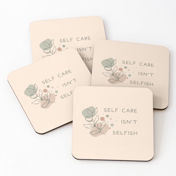 Item preview, Self Care Isn't Selfish - Positive Affirmation for Caregivers designed and sold by dbyjane.