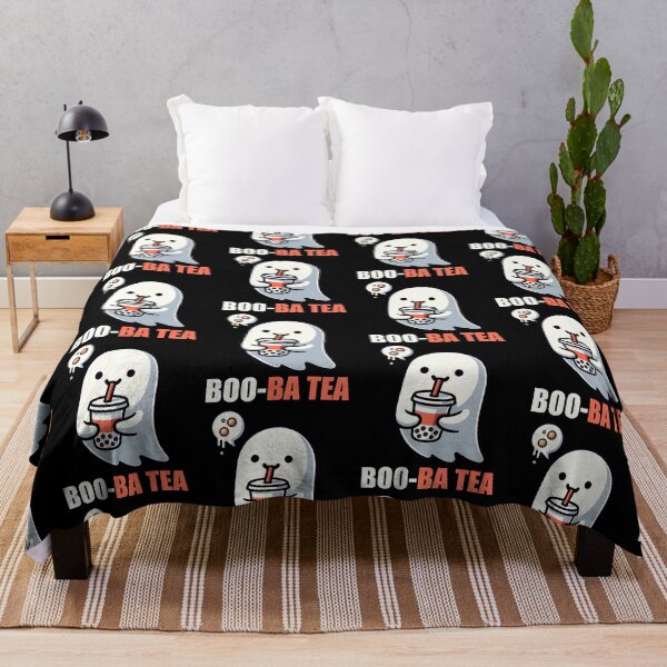 Item preview, Boo-Ba Tea Ghost – Playful Halloween Boba Lover Design designed and sold by Taans-Creation.