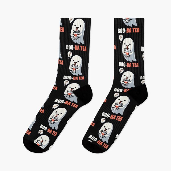 Item preview, Boo-Ba Tea Ghost – Playful Halloween Boba Lover Design designed and sold by Taans-Creation.