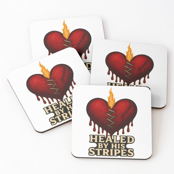 Item preview, Healed by His Stripes – Restored Heart Christian Art designed and sold by choosefruitfulness.