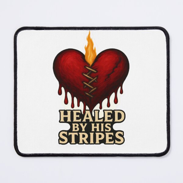 Item preview, Healed by His Stripes – Restored Heart Christian Art designed and sold by choosefruitfulness.