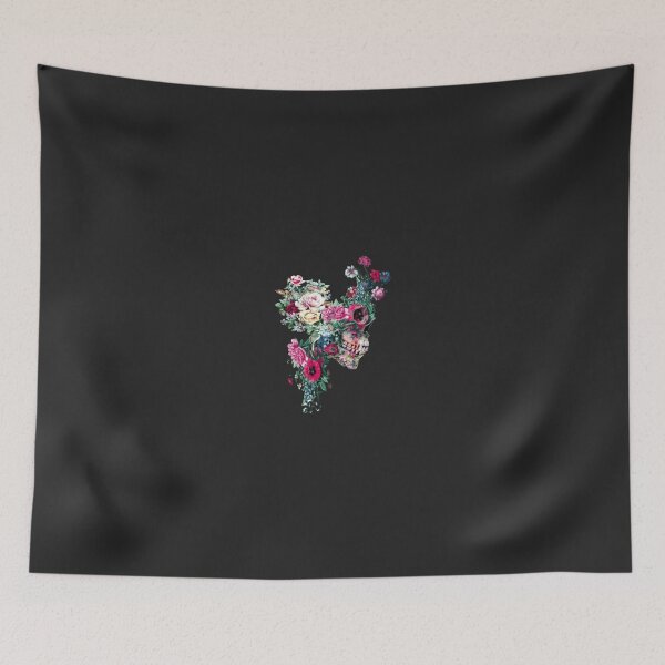 Item preview, Floral skull designed and sold by XavuniverS.