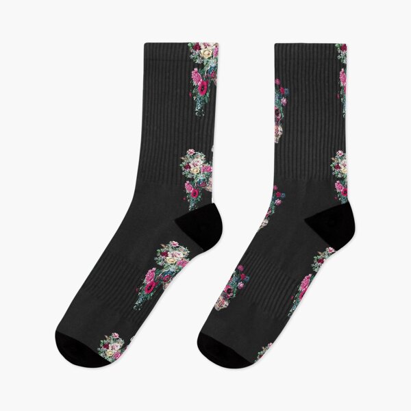 Item preview, Floral skull designed and sold by XavuniverS.