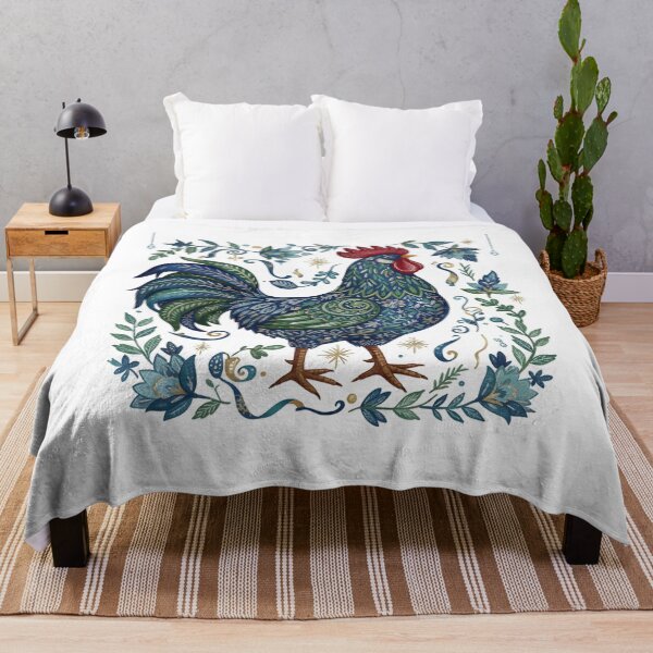Item preview, Christmas Chicken Western Design designed and sold by DesignDenDo ⭐⭐⭐⭐⭐.