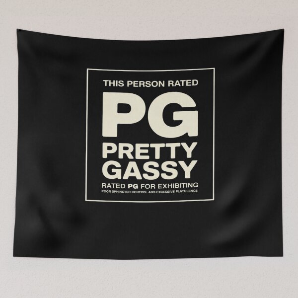Item preview, Funny Fart, This Person Rated PG Pretty Gassy Fart  designed and sold by VerseFarm.