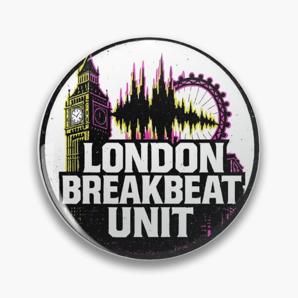 Item preview, London Breakbeat Unit – UK Jungle & Breaks Skyline Logo designed and sold by |TRSSHOP|.
