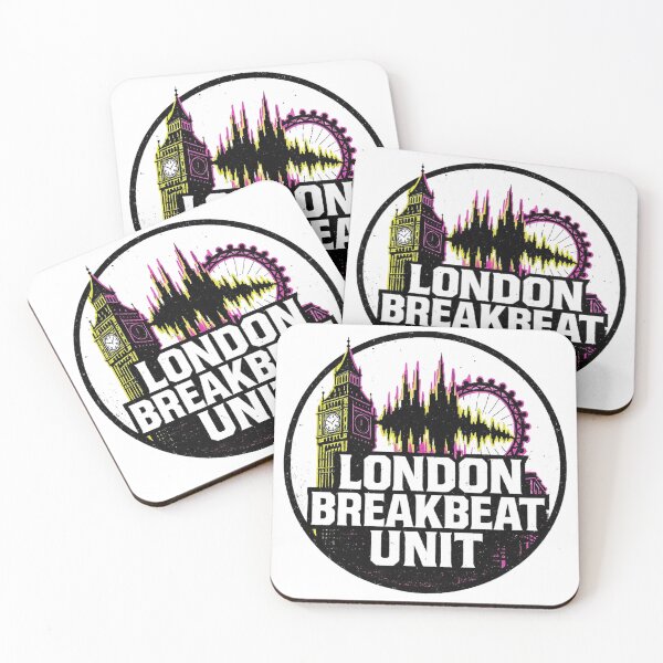 Item preview, London Breakbeat Unit – UK Jungle & Breaks Skyline Logo designed and sold by |TRSSHOP|.