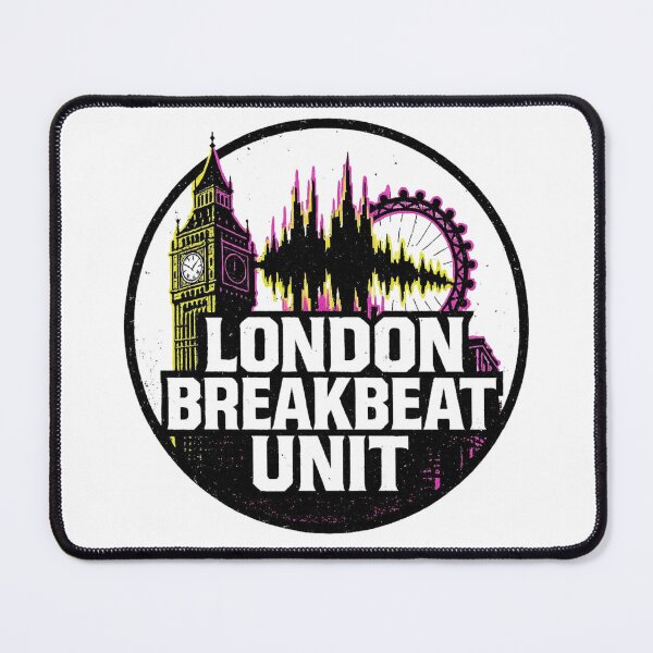 Item preview, London Breakbeat Unit – UK Jungle & Breaks Skyline Logo designed and sold by |TRSSHOP|.