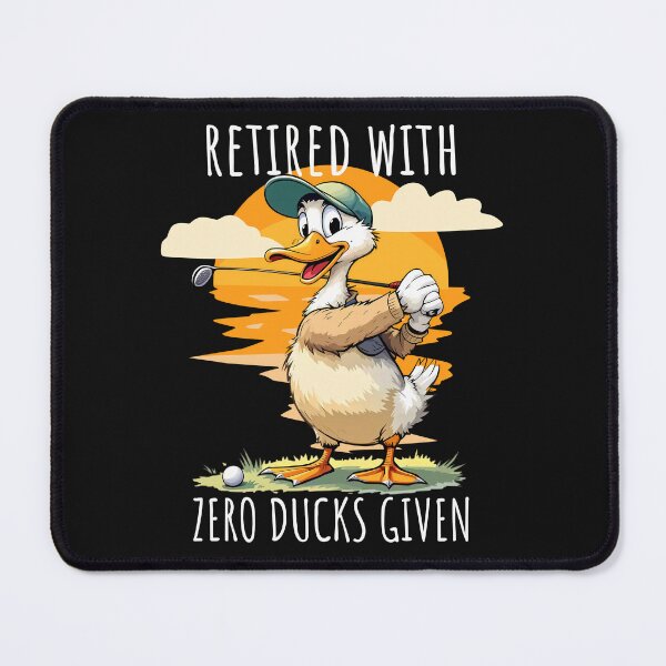 Item preview, Funny Retired Duck Golfer Cartoon Humorous Golf Art designed and sold by MTJ-Mushrooms.