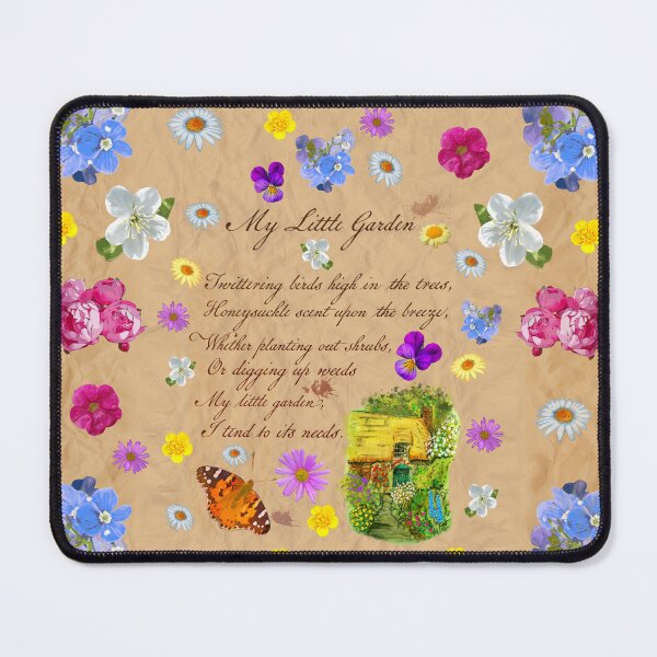Item preview, “My little Garden” Poetry & Art designed and sold by Printfantasia .