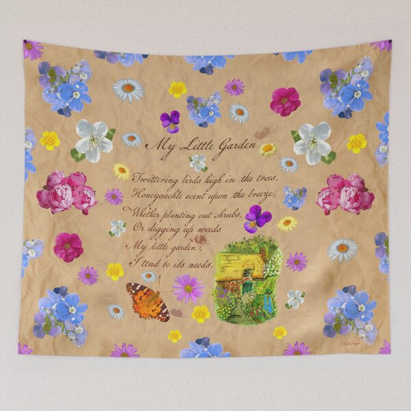 Item preview, “My little Garden” Poetry & Art designed and sold by Printfantasia .