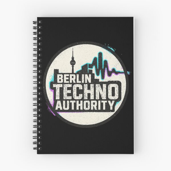 Item preview, Berlin Techno Authority – Minimal Industrial Techno Logo designed and sold by |TRSSHOP|.