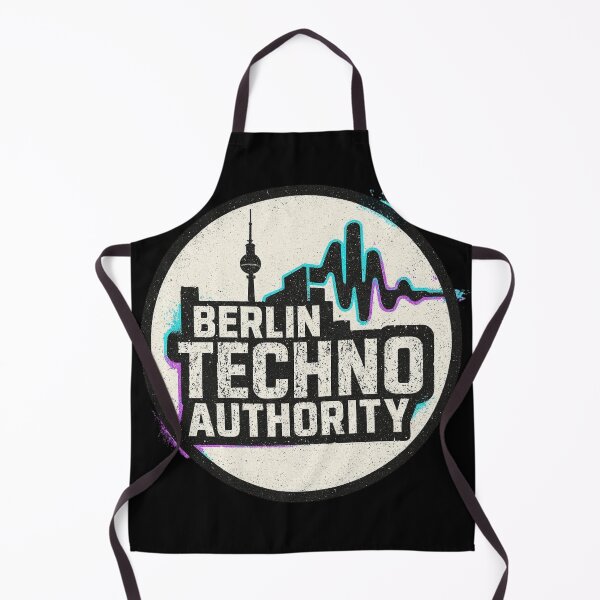 Item preview, Berlin Techno Authority – Minimal Industrial Techno Logo designed and sold by |TRSSHOP|.