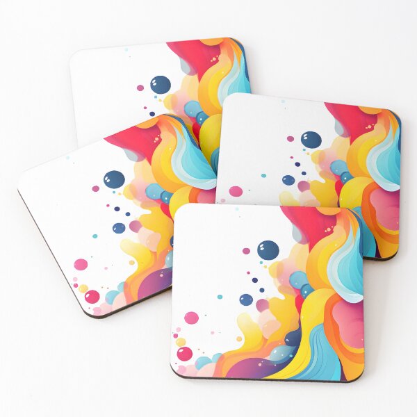 Item preview, Colorful Fluid Abstract Wave Art designed and sold by Kruti Collection.