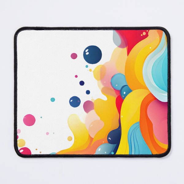 Item preview, Colorful Fluid Abstract Wave Art designed and sold by Kruti Collection.
