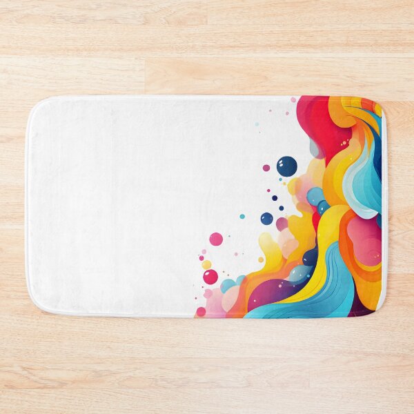 Item preview, Colorful Fluid Abstract Wave Art designed and sold by Kruti Collection.