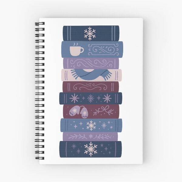 Item preview, Wintry Shades Bookstack | Moody Books with Decorative Covers designed and sold by SpencerReedDes.