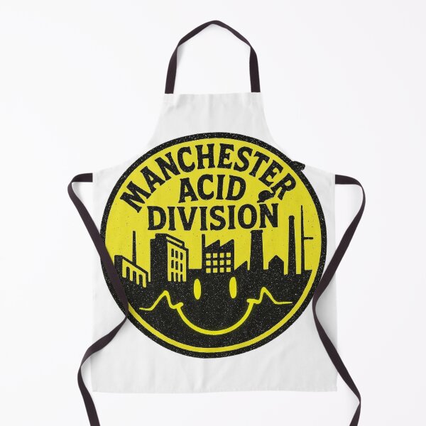 Item preview, Manchester Acid Division – Yellow Acid House City Badge designed and sold by |TRSSHOP|.