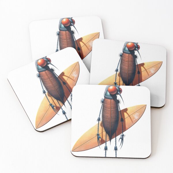 Item preview, A typical surf mosquito at a crowded surf spot! designed and sold by SHAKASHAKA | OCEAN & SURF & ART.