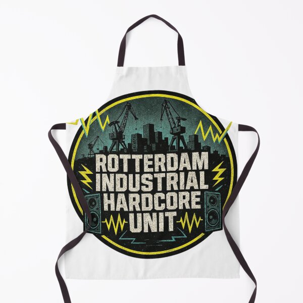 Item preview, Rotterdam Industrial Hardcore Unit – Gabber & Hardstyle City Logo designed and sold by |TRSSHOP|.