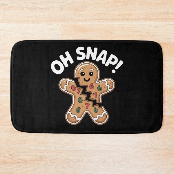 Item preview, Oh Snap Gingerbread 67 - Funny Christmas Six Seven Meme Design  designed and sold by LovelyEvaDesign.