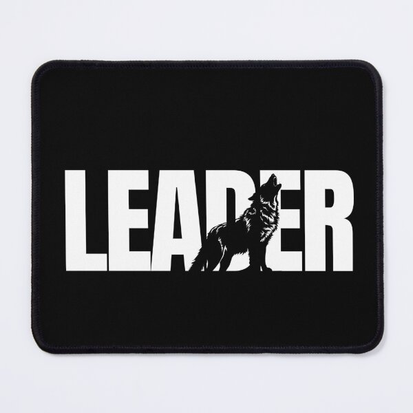 Item preview, LEADER Wolf Silhouette | Alpha Mentality Power Quote designed and sold by samet-bas.