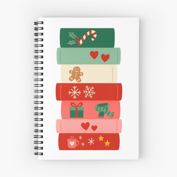 Item preview, Christmas Bookstack | Holiday Books with Festive Covers designed and sold by SpencerReedDes.