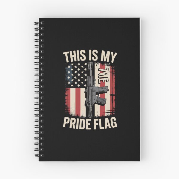 Item preview, This Is My Pride Flag USA Patriots Gun American Flag on back Men  designed and sold by BeetleMalon.
