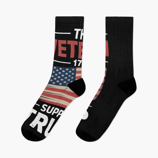 Item preview, This Veteran Supports Trump 2024 American Flag 4th Of July  designed and sold by THagBlue.