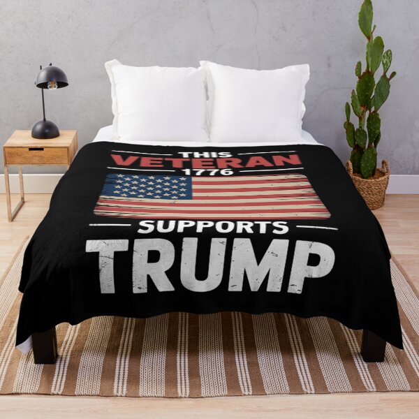 Item preview, This Veteran Supports Trump 2024 American Flag 4th Of July  designed and sold by THagBlue.
