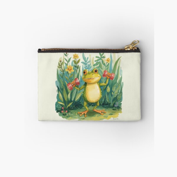 Item preview, Fitness Frog in the Garden designed and sold by Snacky Paws.
