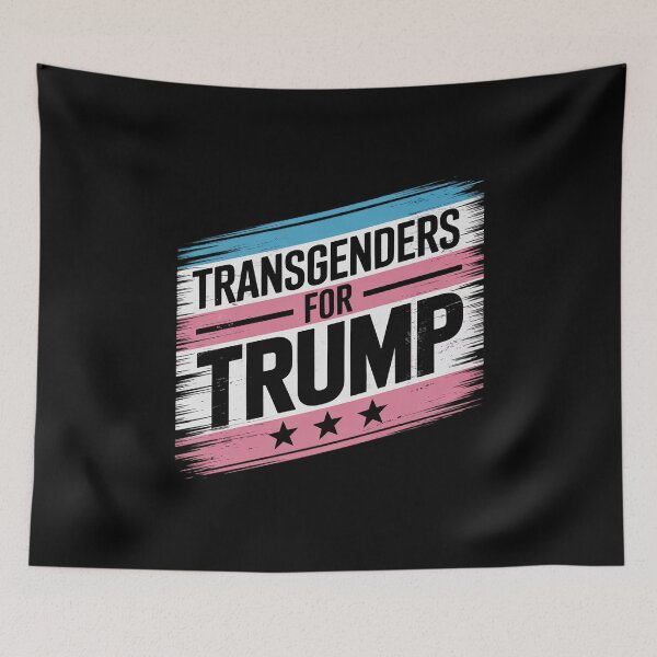 Item preview, Transgender Flag LBGTQ For Trump Election 2020  designed and sold by BeetleMalon.