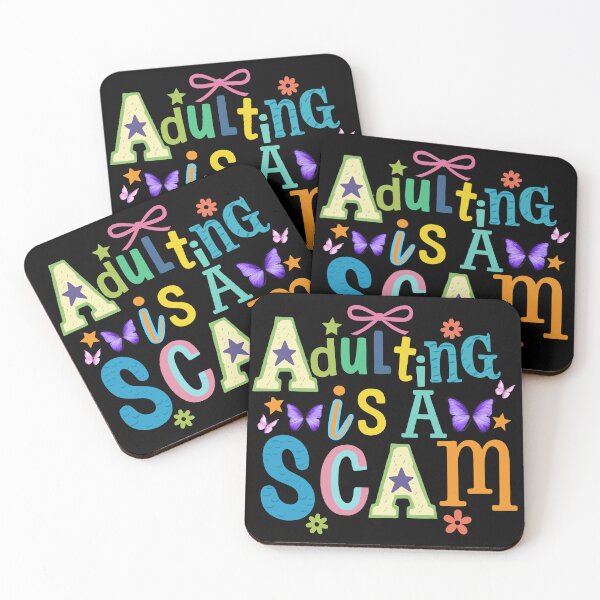 Item preview, Adulting Is a Scam  designed and sold by hautehub.