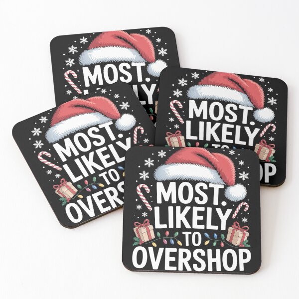 Item preview, Most Likely To Overshop Shopping squad family Christmas  designed and sold by KotexTemu.