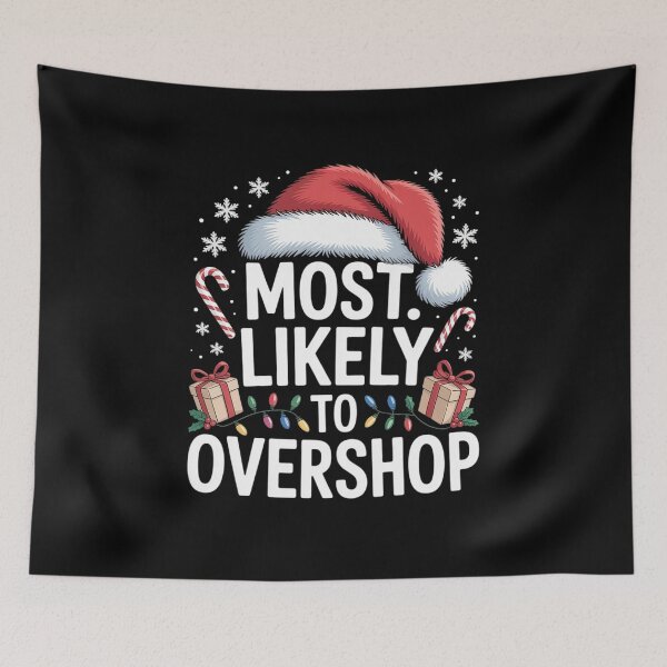 Item preview, Most Likely To Overshop Shopping squad family Christmas  designed and sold by KotexTemu.