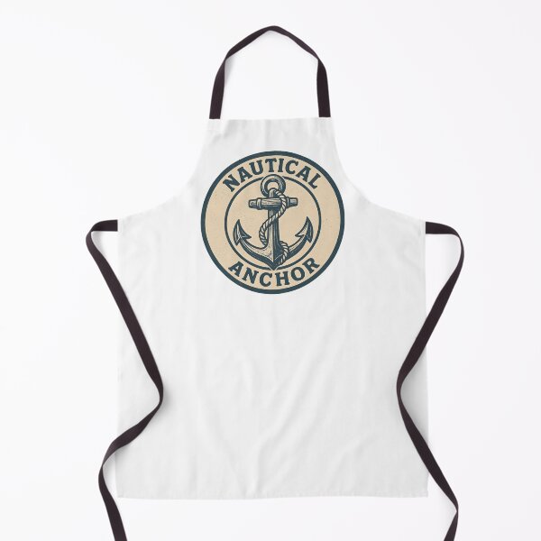 Item preview, Nautical Anchor – Vintage Blue Maritime Logo designed and sold by Dax Studio.
