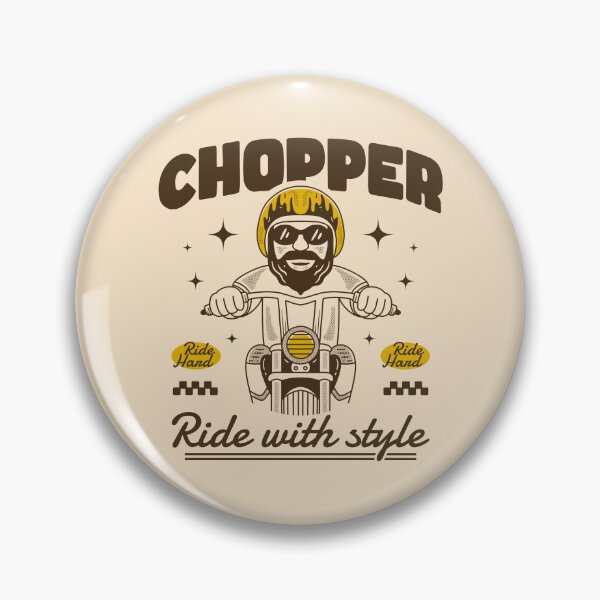 Item preview, Retro Chopper Rider Illustration with Bold Vintage Style designed and sold by adipra.
