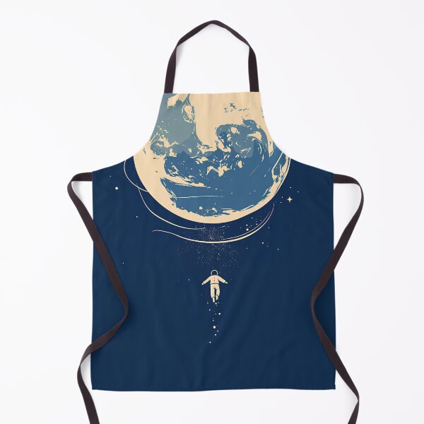 Item preview, Minimal Falling Pajama Astronaut – Modern Silhouette Toward Earth Icon designed and sold by Windy-market.