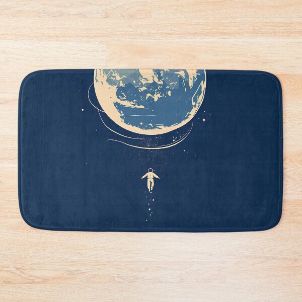 Item preview, Minimal Falling Pajama Astronaut – Modern Silhouette Toward Earth Icon designed and sold by Windy-market.