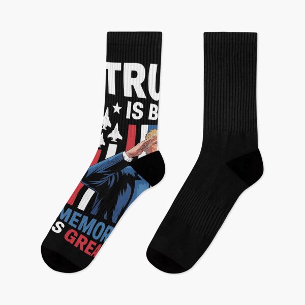 Item preview, Trump is Back Memorial Day is Great Again American Flag  designed and sold by THagBlue.
