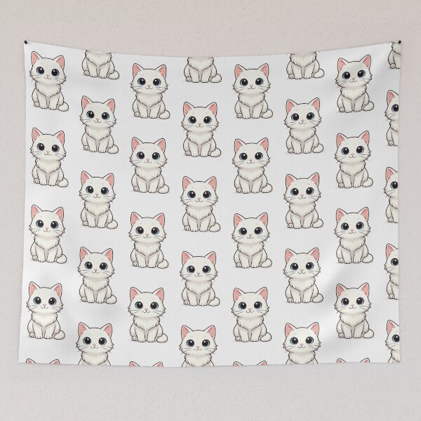 Item preview, Adorable Kawaii Kitty designed and sold by StarMistArt.
