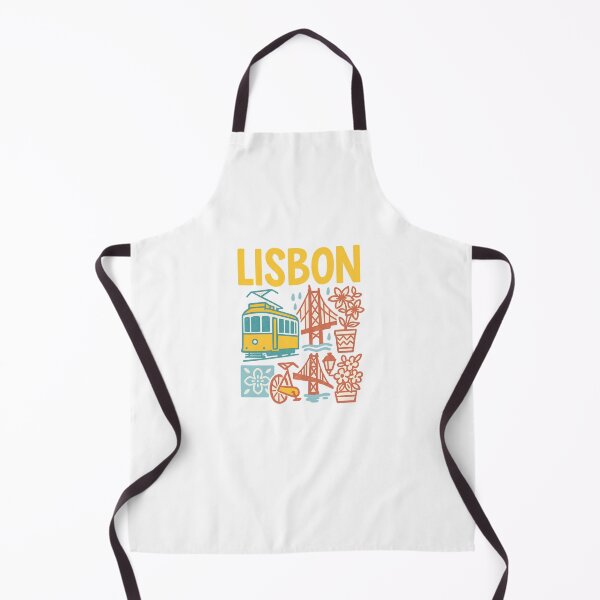 Item preview, Lisbon Portugal Minimal Line Art – European Travel Sticker designed and sold by Suzy Perez Art.