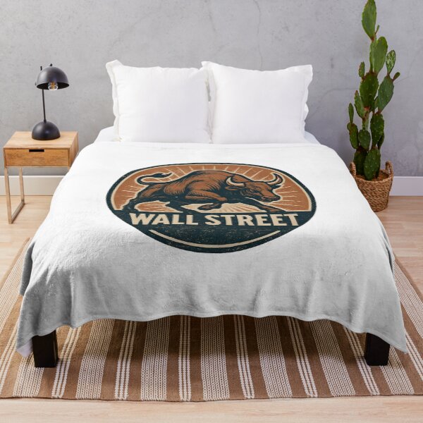 Item preview, Wall Street Bull – Vintage Stock Market Logo designed and sold by Dax Studio.