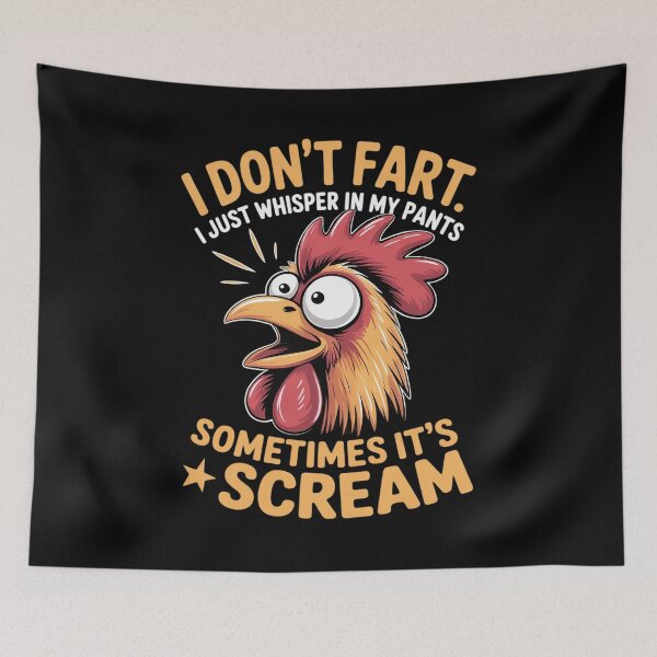 Item preview, I Don't Fart I Just Whisper In My Pants Chicken Humor  designed and sold by NailMolisa.