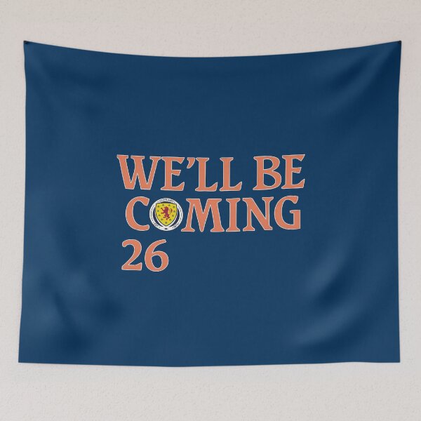 Item preview, We’ll Be Coming 26 Football Shirt | Funny Supporters Chant Unisex Tee designed and sold by BelindaVDavis.