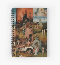 The Hay Wain - Hieronymus Bosch Spiral Notebook