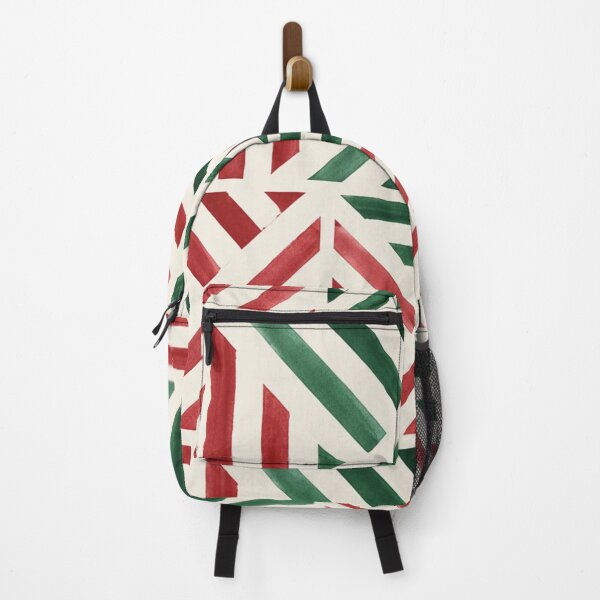 Item preview, Christmas Geometric Pattern – Red & Green Holiday Stripes designed and sold by Live_With_Suzy.