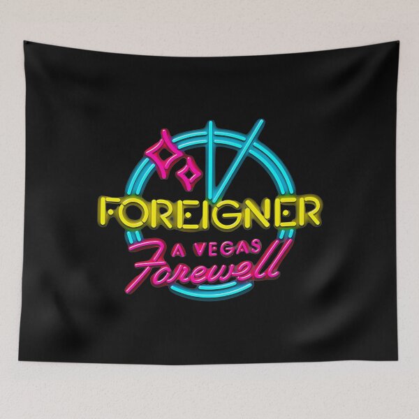 Item preview, Foreigner Vintage Retro Rock Band designed and sold by johncaseyart.
